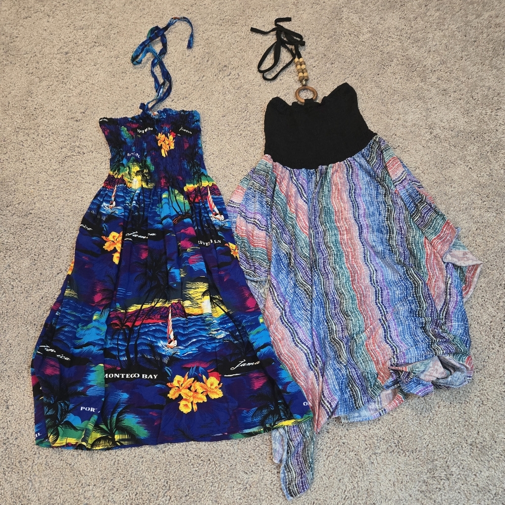 Womens Summer Vacation Dresses Size Xs / Small